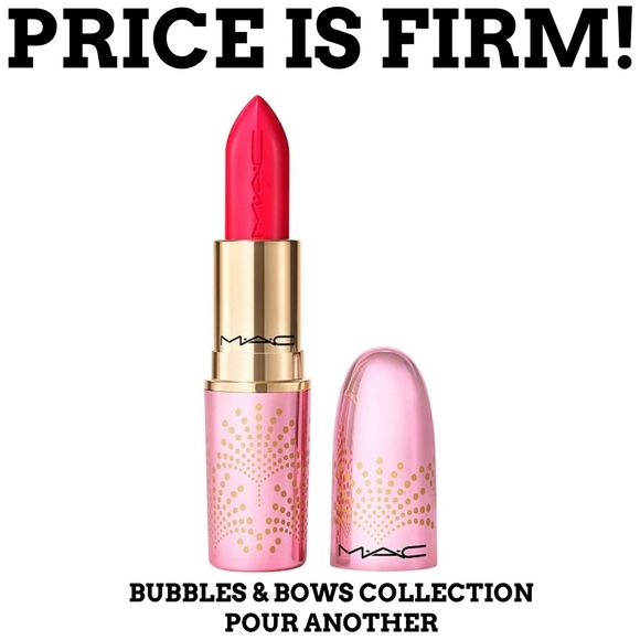 MAC Cosmetics Makeup Mac Lustreglass Lipstick Bubbles Bows Pour